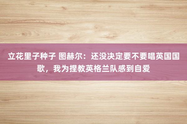 立花里子种子 图赫尔：还没决定要不要唱英国国歌，我为捏教英格兰队感到自爱